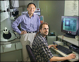 Photo of Yimei Zhu and Marvin Schofield