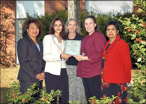 Chasman scholarship winner