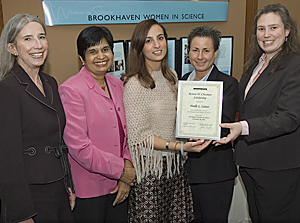 Photo of Noelle Cutter Winning Chasman Scholarship