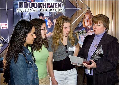 Photo of visiting students