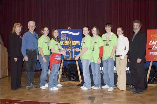 Picture of Bellport Middle School Science Bowl Team