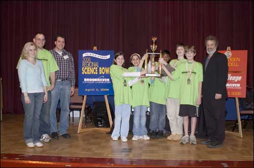 Picture of JFK Middle School Science Bowl Team