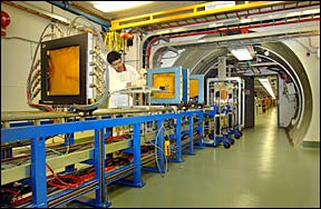 Photo of NSRL beamline
