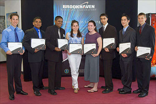 Photo of essay contest winners