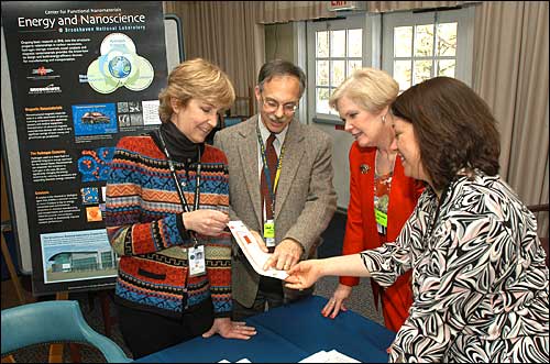 Photo of business fair participants
