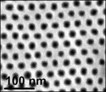 Image of nanopatterned silicon surface