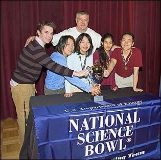 Photo of Science Bowl Winners