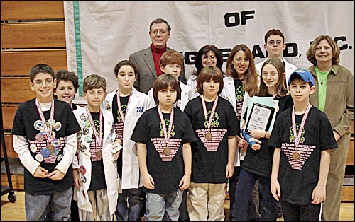 Picture of FIRST LEGO League Tournament participants