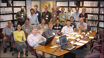 Photo of weather simulation team