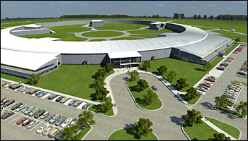 Rendering of the National Synchrotron Light Source II