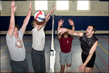 Photo of volleyball players