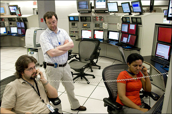 Photo of main control room