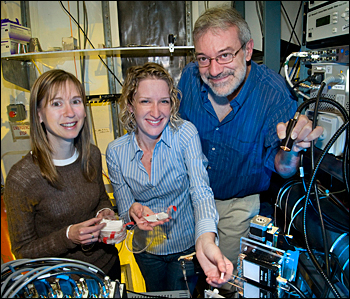 Lisa Miller, Andreana Leskovjan, and Tony Lanzirotti.