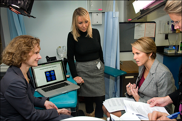 Katie Couric and Nora Volkow