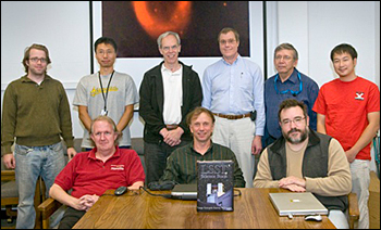 Several members of the BNL Journal Club, who meet weekly to discuss astronomy and astrophysics relev