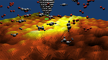 Dancing Molecules on Graphene