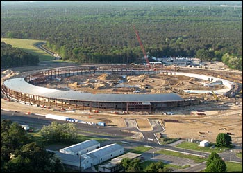 National Synchrotron Light Source II under construction.