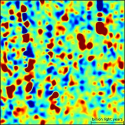 3D map slice of universe