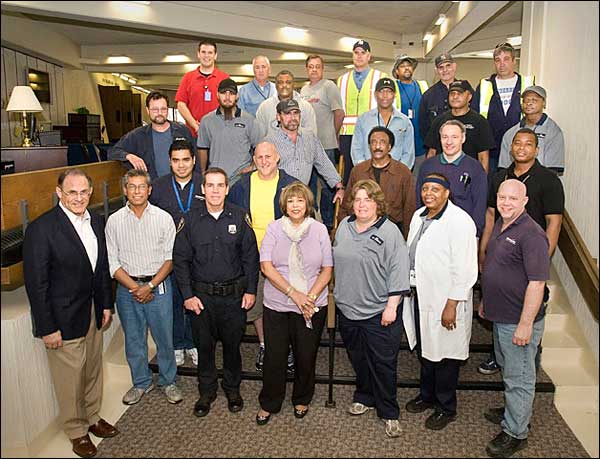 employees who achieved perfect attendance during 2010