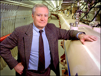 Photo of John Marburger at RHIC