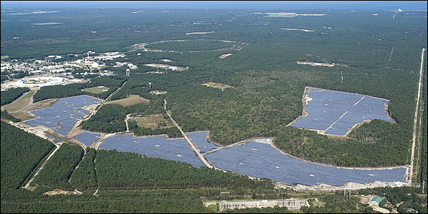 Photo of the Long Island Solar Farm