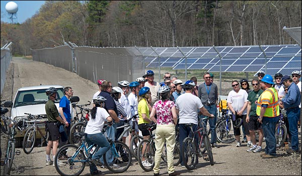 solar farm bike tour