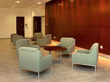 common area in the Interdisciplinary Science Building