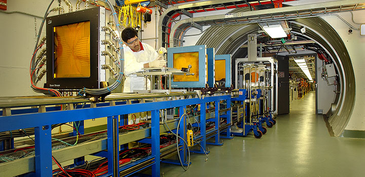 Photo of NASA Space Radiation Lab