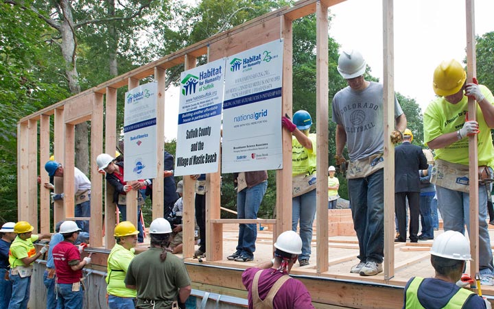 wall-raising ceremony