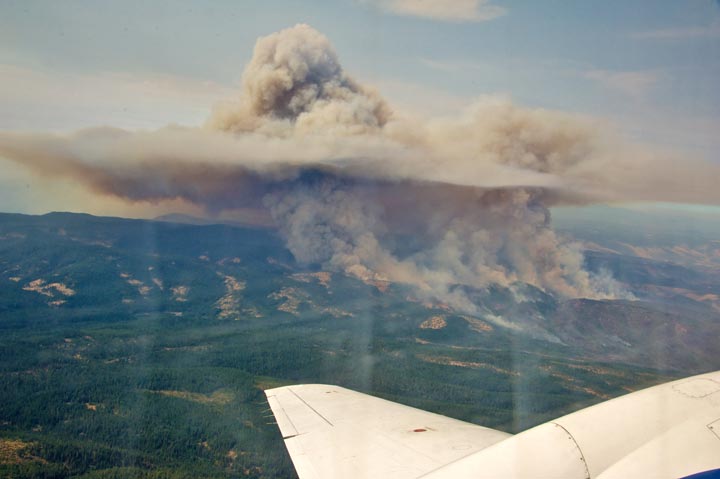 wildfire plume