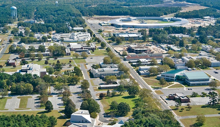 aerial photo of BNL