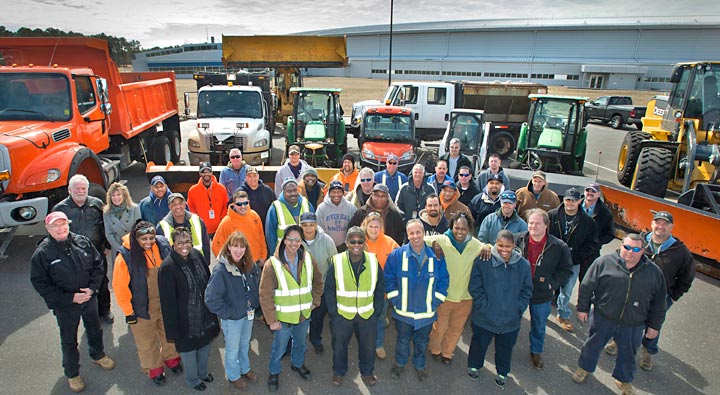 snow-removal crew