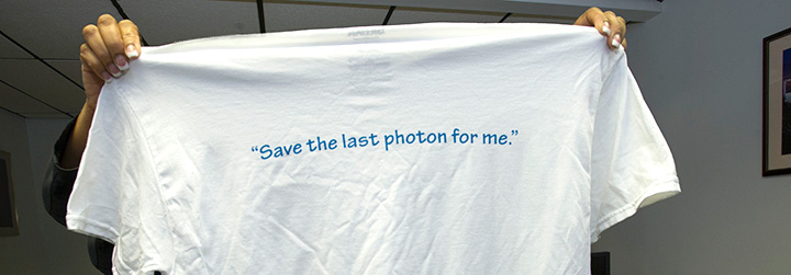 save the last photon for me t-shirt