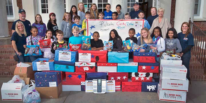 Sixth grade students from Riverhead's Pulaski Street Elementary School