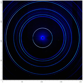 NSLS-II diffraction image