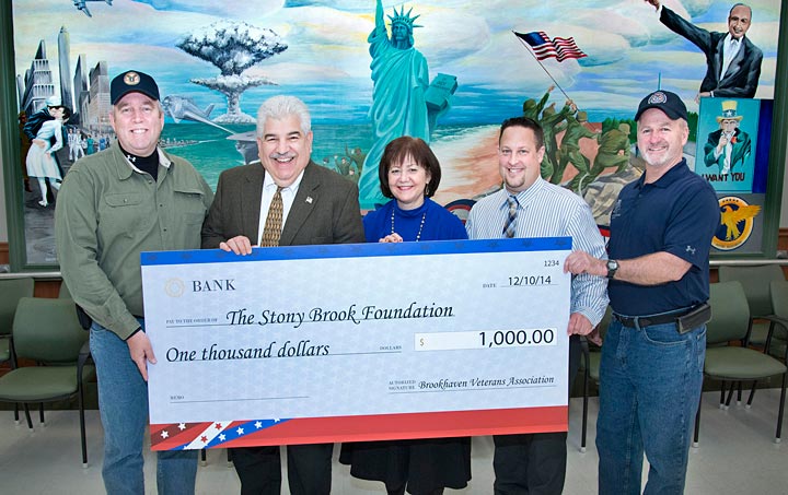 Brookhaven Veterans Association (BVA) donated $1000 to the Long Island State Veterans Home