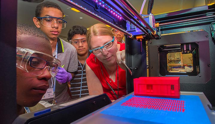 process chamber of a 3D printer