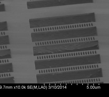 one-dimensional diamond crystal cavities