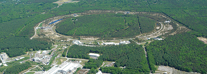 Photo of the Relativistic Heavy Ion Collider