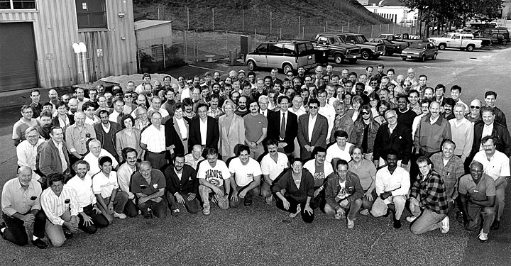 The Booster staff in 1998