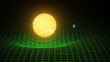 Sun warp spacetime