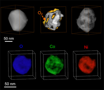 3D evolution of a Ni2Co