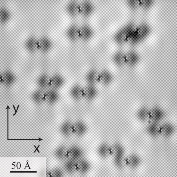 image produced by the Spectroscopic Imaging Scanning Tunneling Microscope