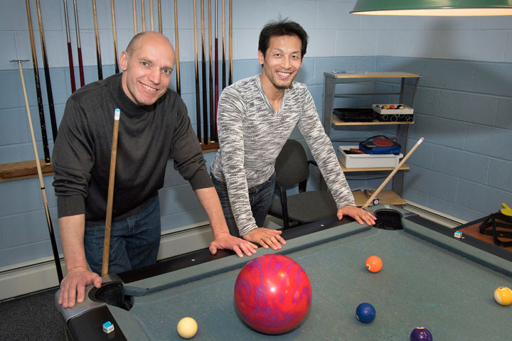 Brookhaven Lab physicist Alexander Bazilevsky and RIKEN physicist Itaru Nakagawa