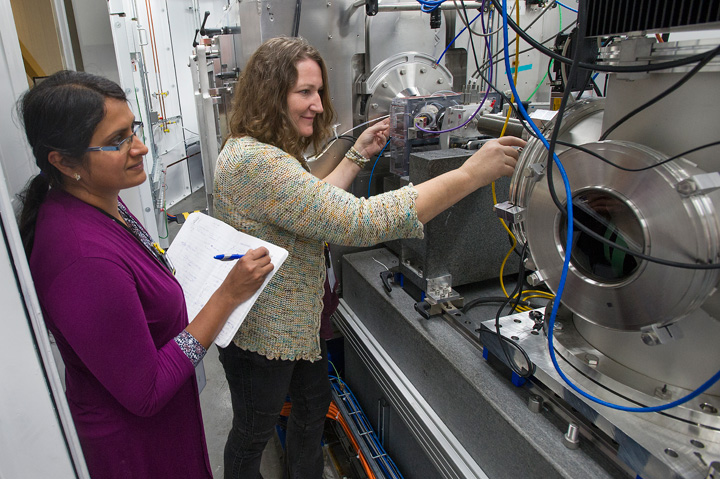 Joanna Krueger and Diane Joy change their samples