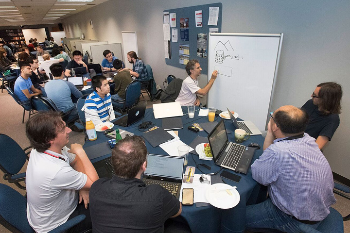 teams participating in the hackathon