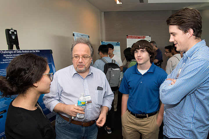 Dimitrios Katramatos with his students