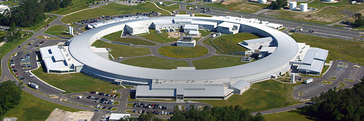 overhead view of the National Synchrotron Light Source II