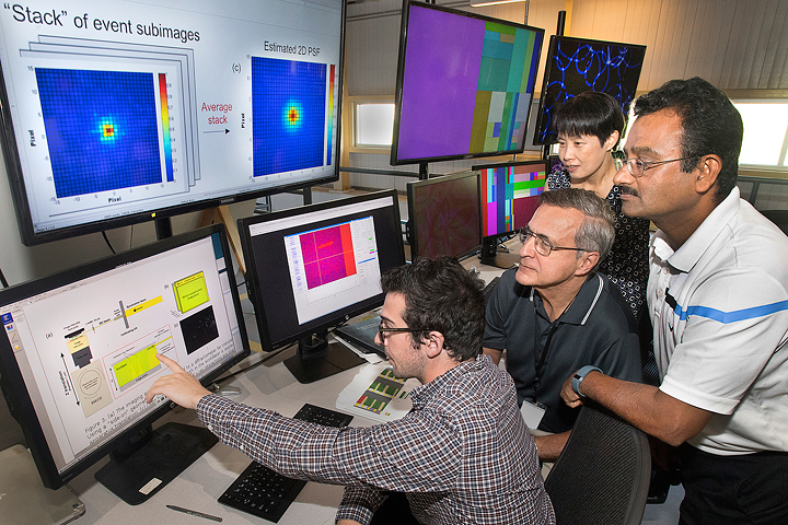 The Stony Brook team studies data