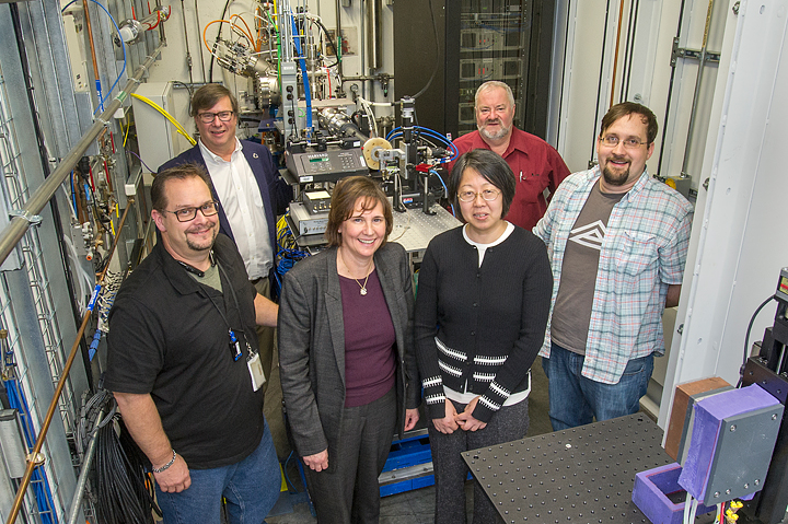 members of CSB and NSLS-II at beamline 17-BM.